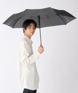 MOONBAT 【3秒でたためる傘/耐風】urawaza 無双(ウラワザ ムソウ)  折りたたみ傘 無地  58cm ブラック