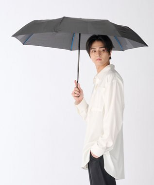 MOONBAT 【3秒でたためる傘/耐風】urawaza 無双(ウラワザ ムソウ)  折りたたみ傘 無地  58cm ブラック