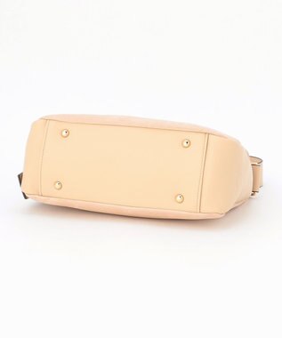 LA BAGAGERIE 【maison vert】 【チェーンチャーム・ミニポーチ付き】2WAYベルトワンショルダー ベージュ