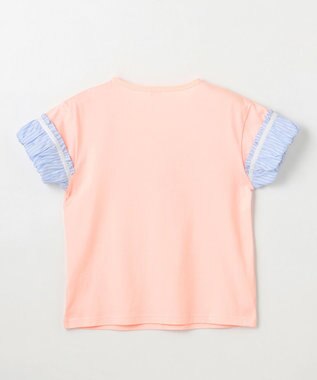 組曲 KIDS 【150-160㎝】リボンリスト Tシャツ ライトピーチ