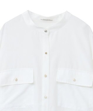 Green Parks ・ＥＬＥＮＣＡＲＥ　ＤＵＥ　イロイロ釦シャツチュニック Off White