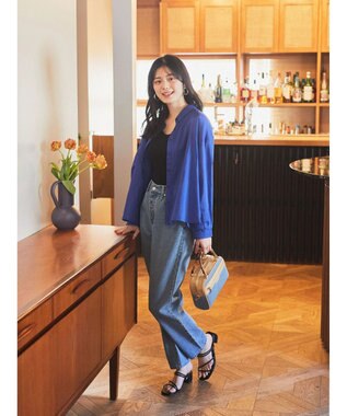 earth music&ecology ストレートフィットデニム Indigo