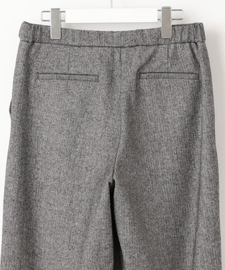 J.PRESS LADIES クラシカルツイード＆ヘリンボン セミワイド パンツ ブラック系5