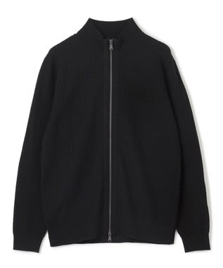 JOSEPH HOMME 【イージーケア】 ヴィスコースリンクス　ジップアップカーディガン ブラック系