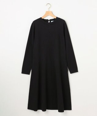 組曲 L シックフレアニットワンピース ブラック系