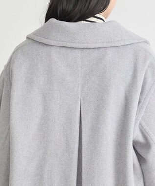 earth music&ecology ミドル丈コート Gray Mixture