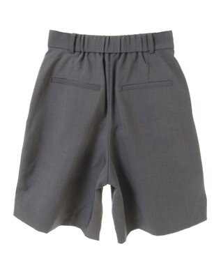 earth music&ecology タックハーフパンツ Gray