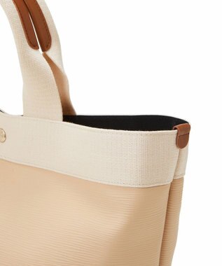 TOPKAPI 【Breath TOPKAPI】リプルネオレザー A4トートバッグ ライトベージュ