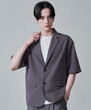 WEGO TRシングルテーラードジャケット（SS） ダークグレー