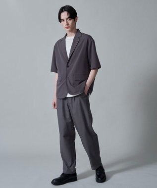 WEGO TRシングルテーラードジャケット（SS） ダークグレー