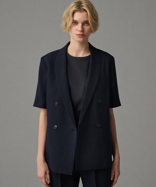 uncrave ウォッシャブルドライサップ ハーフスリーブジャケット