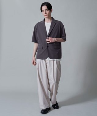 WEGO TRシングルテーラードジャケット（SS） ダークグレー