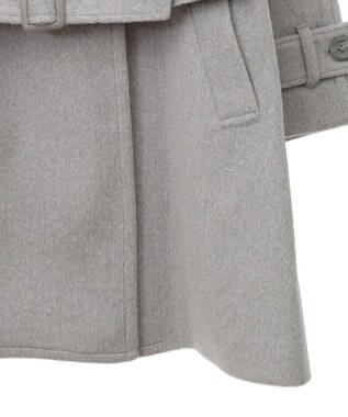 earth music&ecology ミドル丈コート Gray Mixture