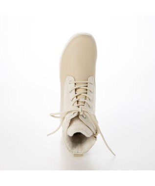 ing <ing>【レイン・スノー対応】レースアップスニーカーブーツ アイボリー