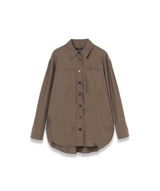 JOSEPH ライトテーラリング　シャツ Mushroom