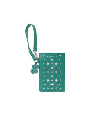 genten クアドリフォリオ パスケース エメラルド