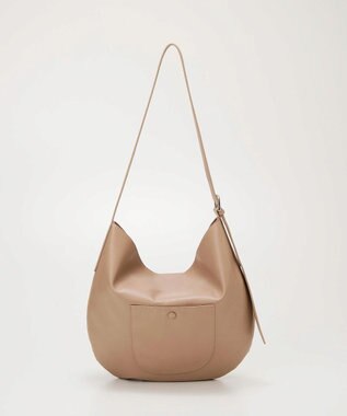 TOPKAPI 【TREASURE TOPKAPI】ラウンド ビッグ ショルダーバッグ ベージュ