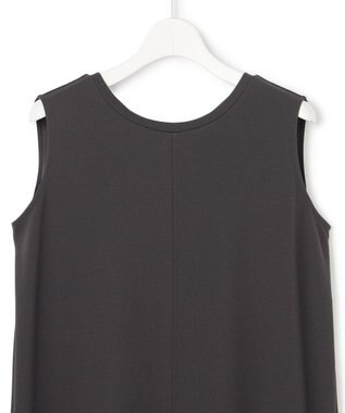 23区 L 【先行予約】ダブルフェイスジャージー Iラインワンピース グレー系