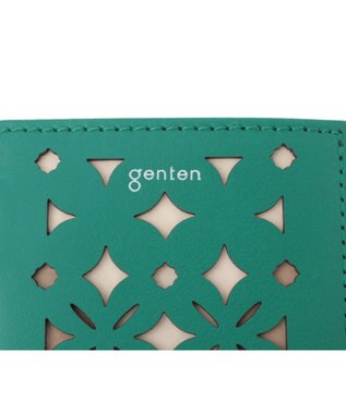 genten クアドリフォリオ パスケース エメラルド