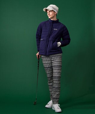 23区GOLF 【MEN】ノルディック柄 キルティング パンツ ネイビー系5
