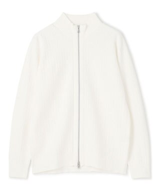 JOSEPH HOMME 【イージーケア】 ヴィスコースリンクス　ジップアップカーディガン ホワイト系