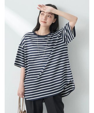 earth music&ecology ラウンドチュニックＴ