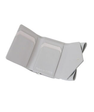 Maison de FLEUR ベルトリボンミニウォレット Sax