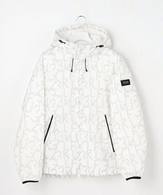 23区GOLF 【MEN】ロゴグラフィック中綿ブルゾン ホワイト系5