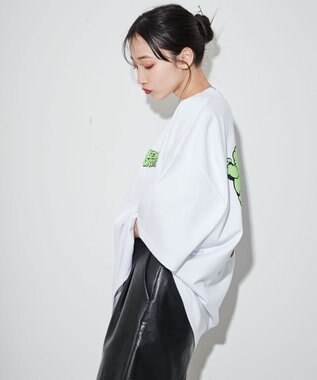 WEGO 【ユニセックス着用ITEM/綿100％/SMLサイズ】別注ベンデイビスプランプロゴT ホワイト