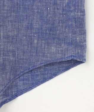 JOSEPH ABBOUD 【キングサイズ・麻100％・軽い・涼しい】モイスチャーリネン シャツ ブルー系
