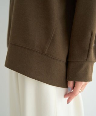 YECCA VECCA 起毛ロゴプルオーバー Brown