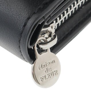 Maison de FLEUR ベルトリボンミニウォレット Black