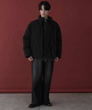 WEGO 【ユニセックス着用ITEM】ショートパデッドブルゾン ブラック