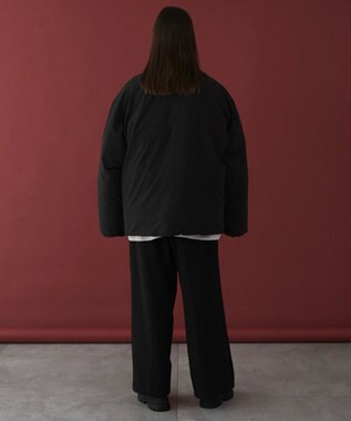 WEGO 【ユニセックス着用ITEM】ショートパデッドブルゾン ブラック