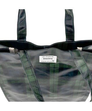 ROOTOTE 3605【ラミネート加工 A4収納】EU.アーキャトル.ラミネート-T 01：チェック・グリーン