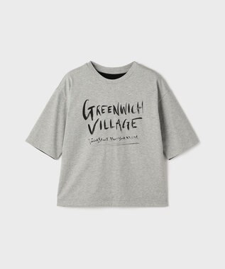 GRACE CONTINENTAL レイヤードロゴＴシャツ グレー