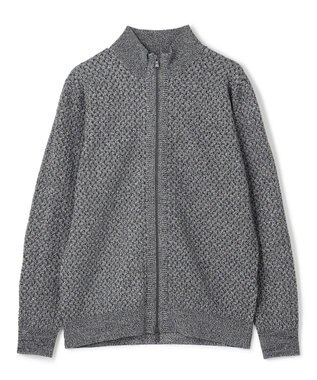 JOSEPH HOMME 【イージーケア】 ヴィスコースリンクス　ジップアップカーディガン ライトグレー系