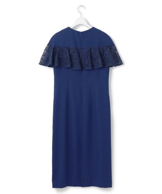 23区 【APPLAUDIR】スパンコールレース フリルコンビドレス ブラック系