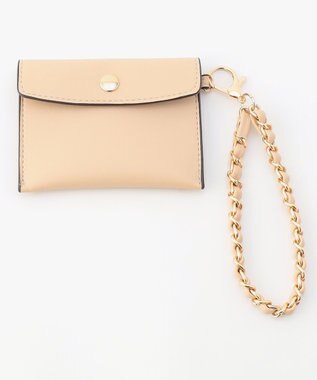 LA BAGAGERIE 【maison vert】 【チェーンチャーム・ミニポーチ付き】2WAYベルトワンショルダー ベージュ