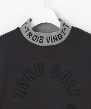 23区GOLF 【WOMEN】ストレッチ 裏フリース ストレッチ性抜群 優しい肌ざわり ブラック系