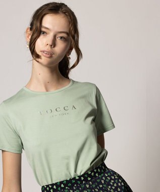 TOCCA 【洗える】TOCCA NEW YORK LOGO TEE Tシャツ トッカブルー系