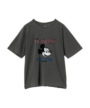 AMERICAN HOLIC フロッキーＰｔフェード加工Ｔ／Ｍｉｃｋｅｙ Charcoal Gray