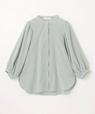 ANY 【UVカット・吸水速乾・抗菌防臭】バルーンスリーブブラウス グリーン系3