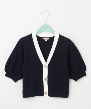 TOCCA 【接触冷感＆洗える】RAINBOW カーディガン ネイビー系