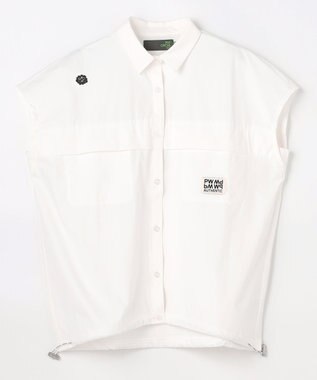 PW CIRCULUS 【すっきり見え袖】【WOMEN】サファリシャツ ゴルフウェア レディース