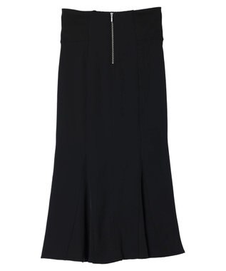 earth music&ecology バックレースサイドリブマーメイドスカート Black