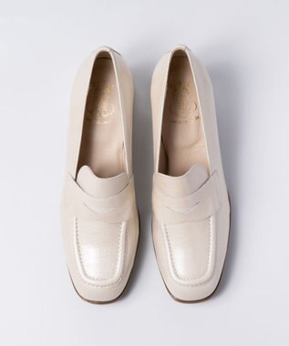 BONTRE 【BONTRE/ボントレ】チャンキーヒールローファー アイボリー