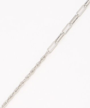 J.PRESS YORK STREET 【WOMEN】パールチェーン 2WAYネックレス シルバー系