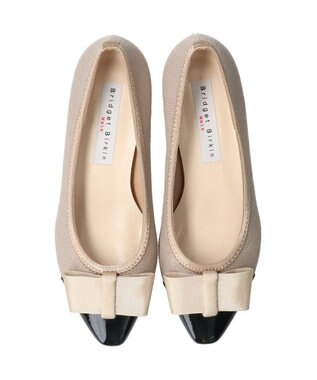 Bridget Birkin ＜2E＞【Bridget Birkin walk】リボンモチーフパンプス ベージュコンビ