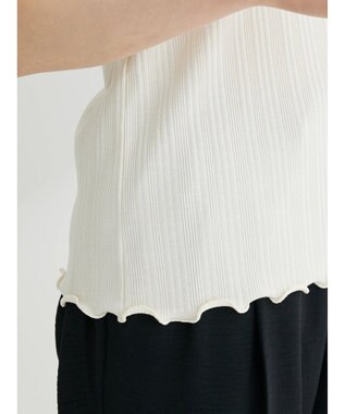 Green Parks メローリブタンク Ecru